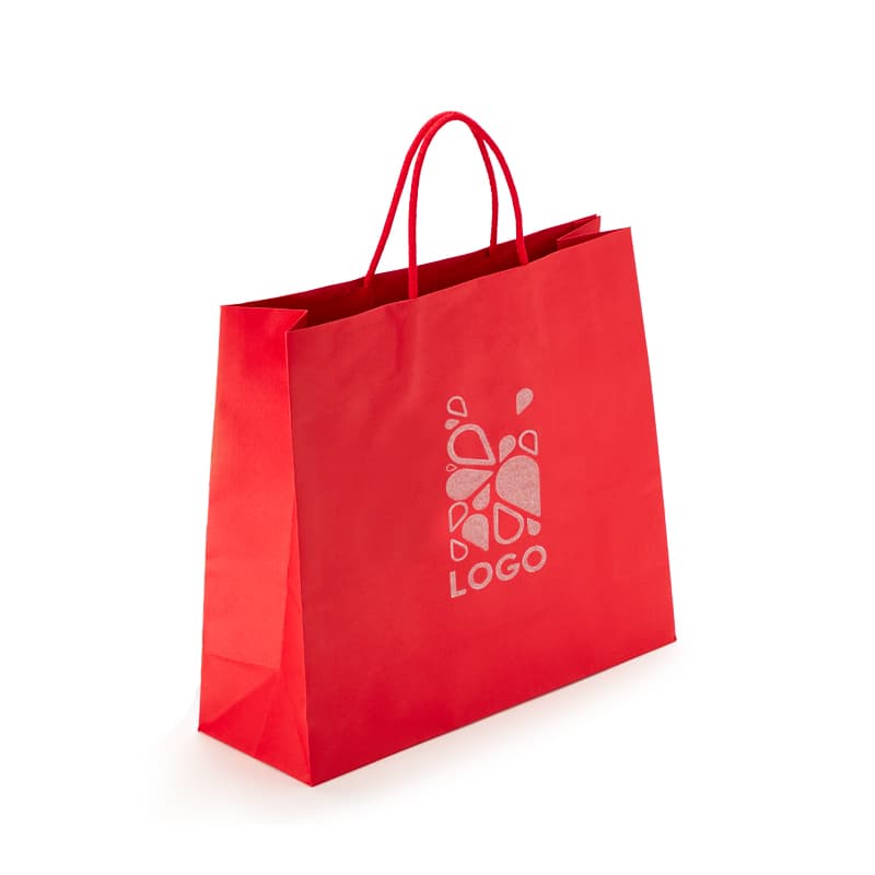 240.00000 Sacs Kraft De Luxe Personnalisés Taille S - 35 x 35 cm - Easyflyer
