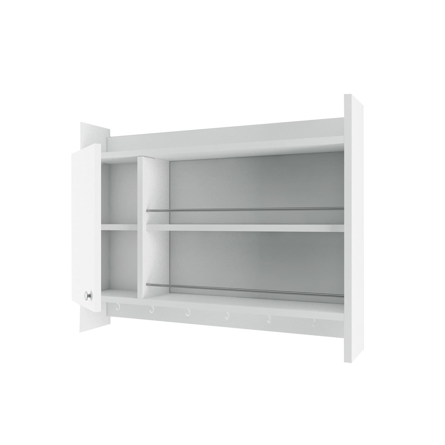 Etagère de cuisine en bois "Knerr" - 85 x 13 x 65 cm - Blanc