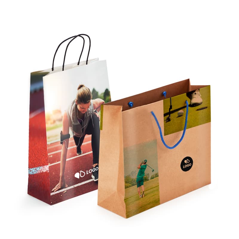 3000.00000 Sacs Personnalisés En Papier | Impression Totale - Taille L - 36 x 40 cm - Easyflyer