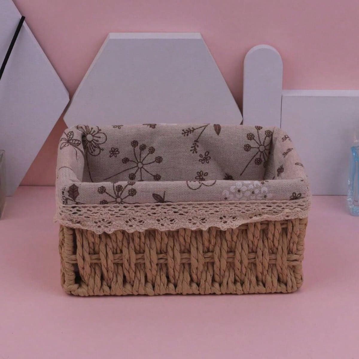 1 pièce Boîte de rangement pour produits cosmétiques de taille moyenne simple et à la mode
